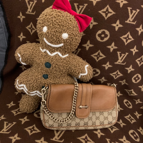 Authentic Gucci GG Canvas / Leather Marrakech Evening Bag - Picture 1 of 17